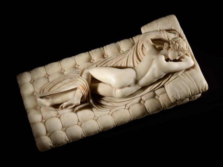 Hermafrodita dormido, siglo II d.C, Roma (original), siglo XIX d.C, Reino Unido (Reproducción). Wellcome Collection 