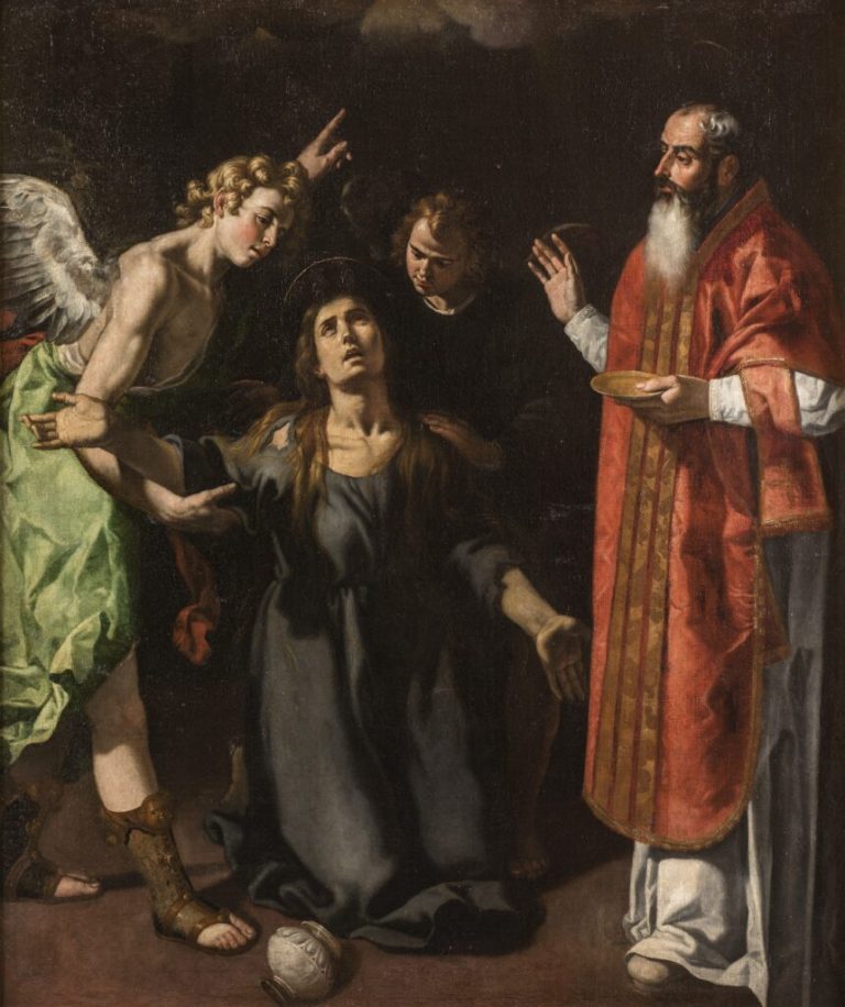 Francisco Ribalta. La Magdalena después de la comunión, hacia 1620-1625. Museo de Bellas Artes de Valencia