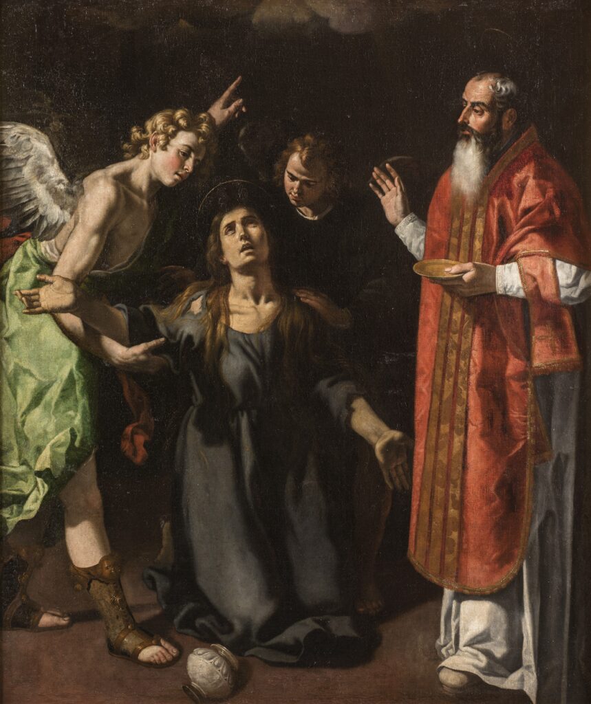 Francisco Ribalta. La Magdalena después de la comunión, hacia 1620-1625. Museo de Bellas Artes de Valencia