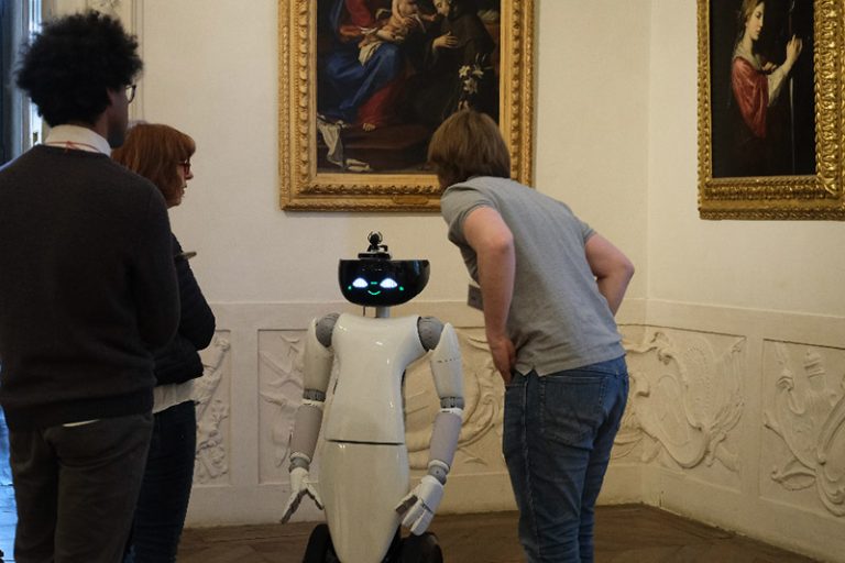 Turin is testing a robot guide in one of its historic palaces
