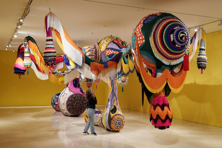 Joana Vasconcelos. Valkyrie Marina Rinaldi, 2014. Collection of the artist. Work carried out with the sponsorship of Marina Rinaldi