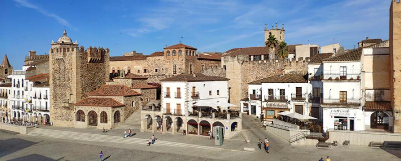 Panoramic view of Cáceres. © Alonso de Mendoza, 2019, CC BY-SA 4.0