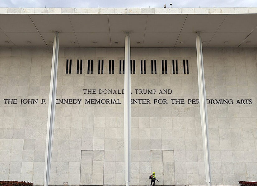 Trump ordered to remove his name from Kennedy Center