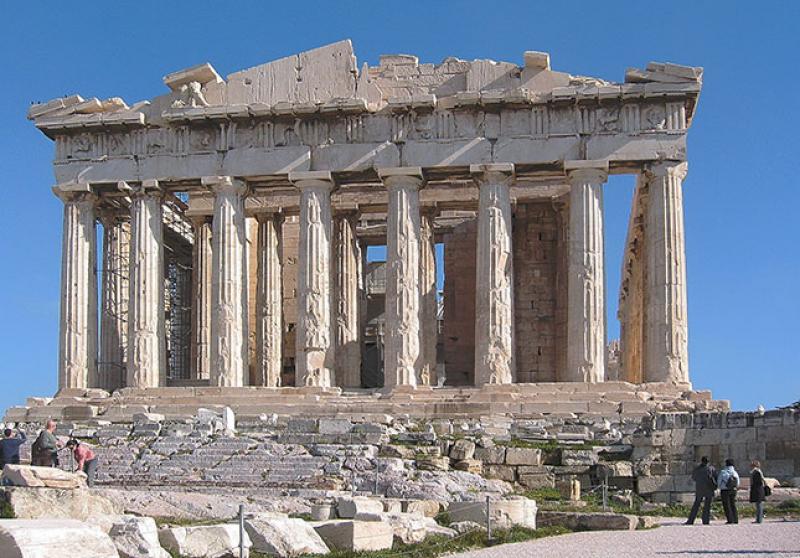 The Parthenon on the Acropolis of Athens © Photo Harrieta