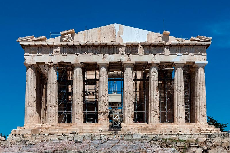 The Parthenon in Athens completes a new stage of its restoration