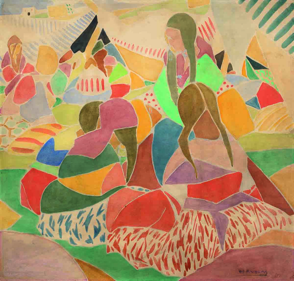 Rafael Barrades. Zingaras, 1917. Mapfre Foundation