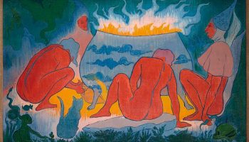 Maurice Denis in the middle of his collection