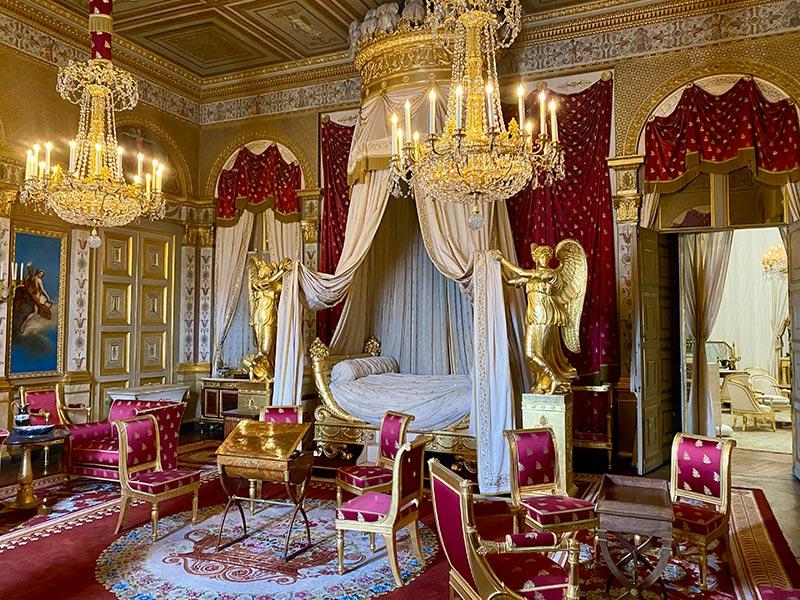 Bedroom of Empress Marie-Louise, second wife of Napoleon I, at the Château de Compiègne. © Florent Pécassou - CC BY-SA 4.0
