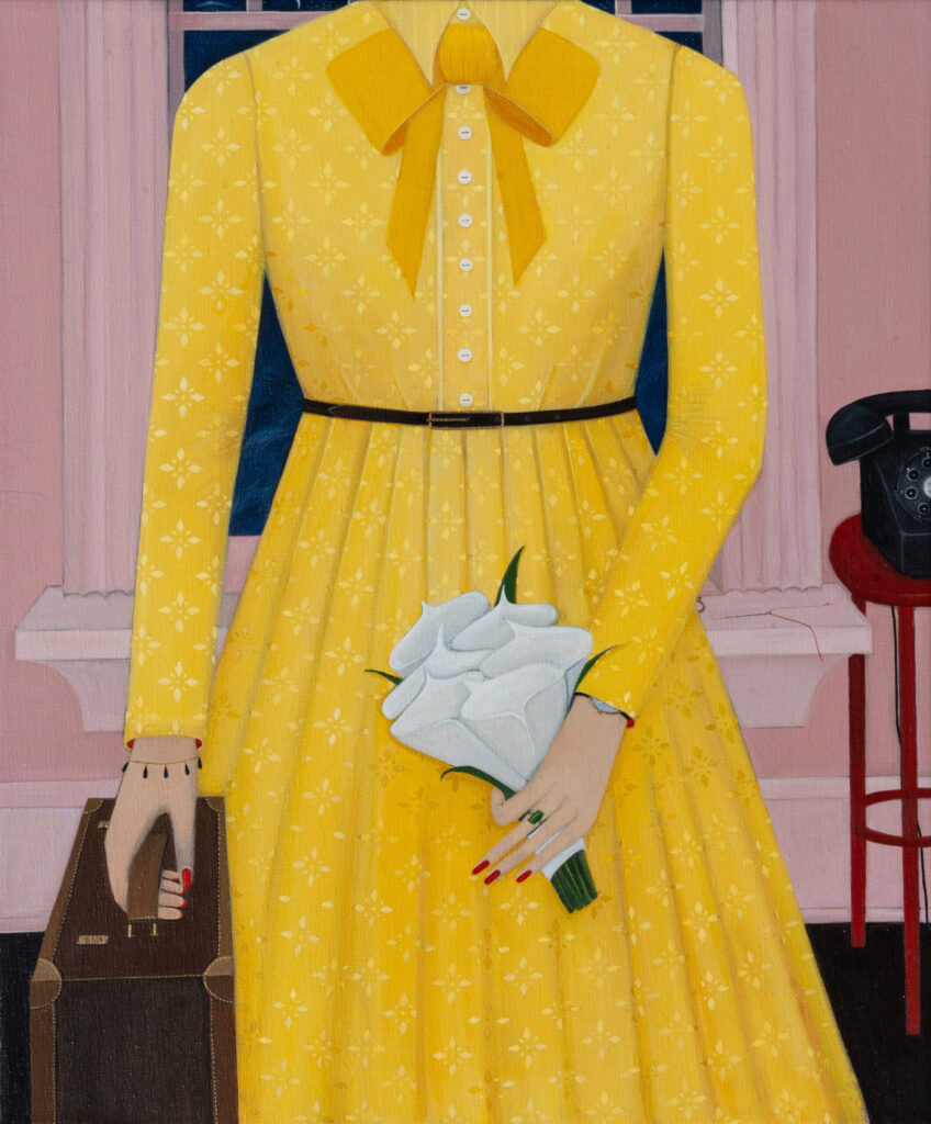 Angela Burson. Farewell in yellow, 2026. Courtesy Rafael Pérez Hernando