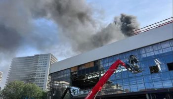 The fire at the future Kanal-Centre Pompidou is extinguished