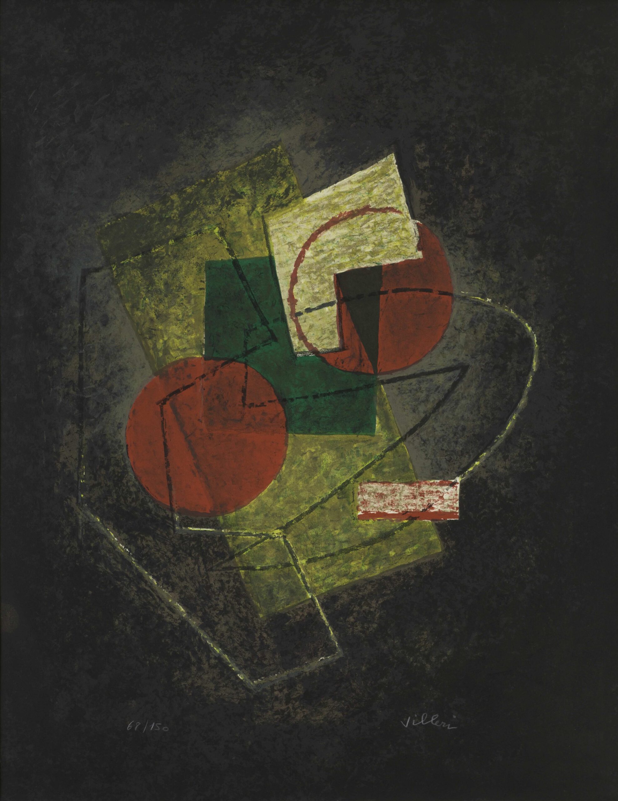 Jean Villeri. Composition, 1932. Edition 1973