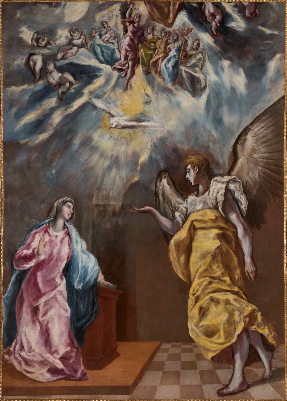 El Greco. Annunciation, 1614. Banco Santander Collection