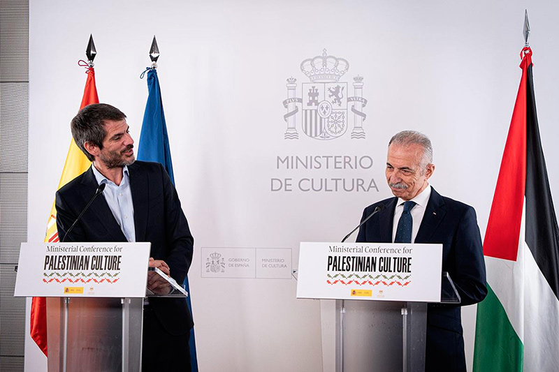 In Madrid, several countries show their support for Palestinian culture