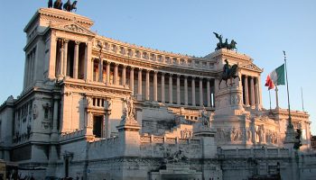 In Rome, the Vittoriano is sagging