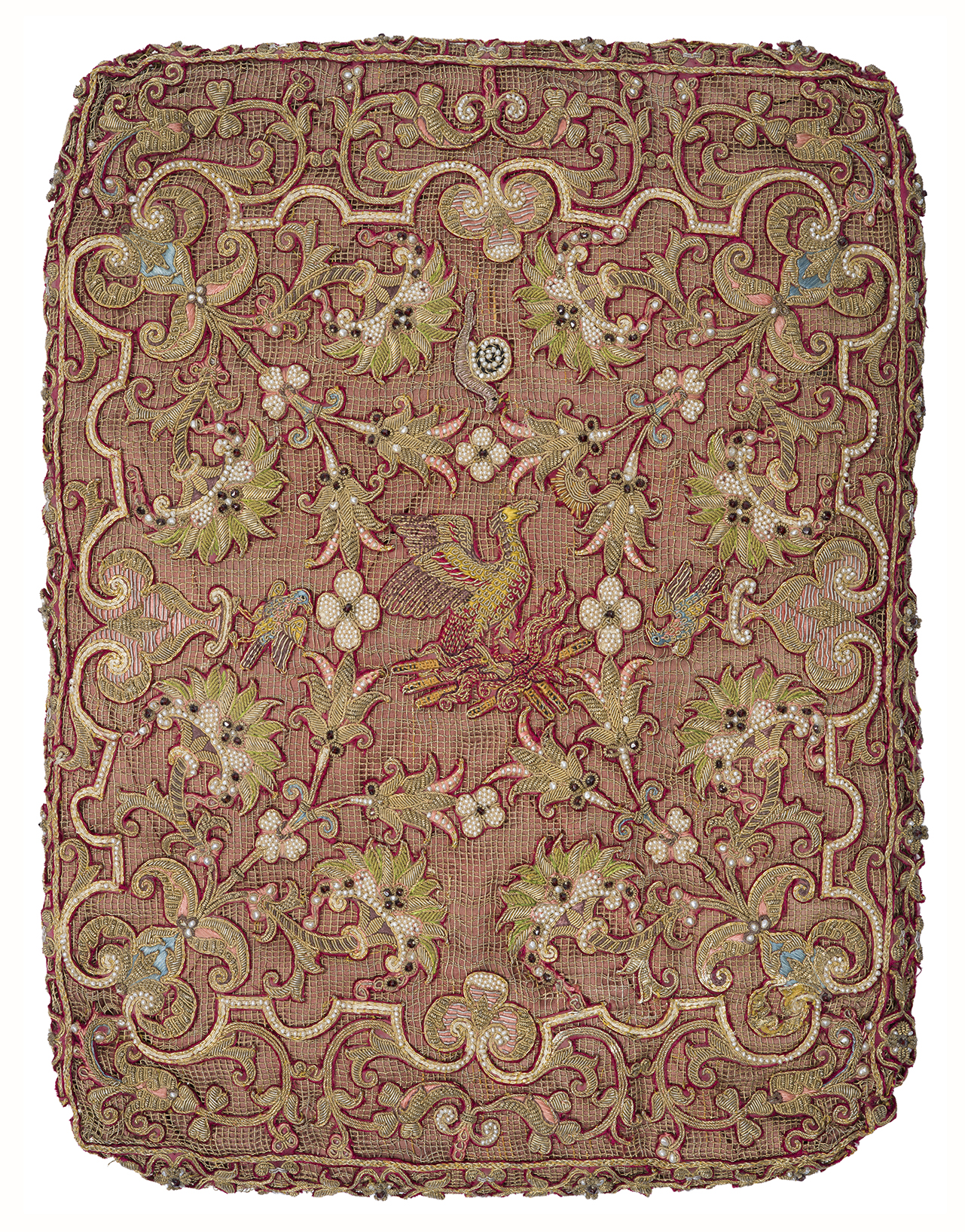 Scent pillow, second half of the 16th century. National Heritage. Photography: Cuauhtli Gutiérrez 