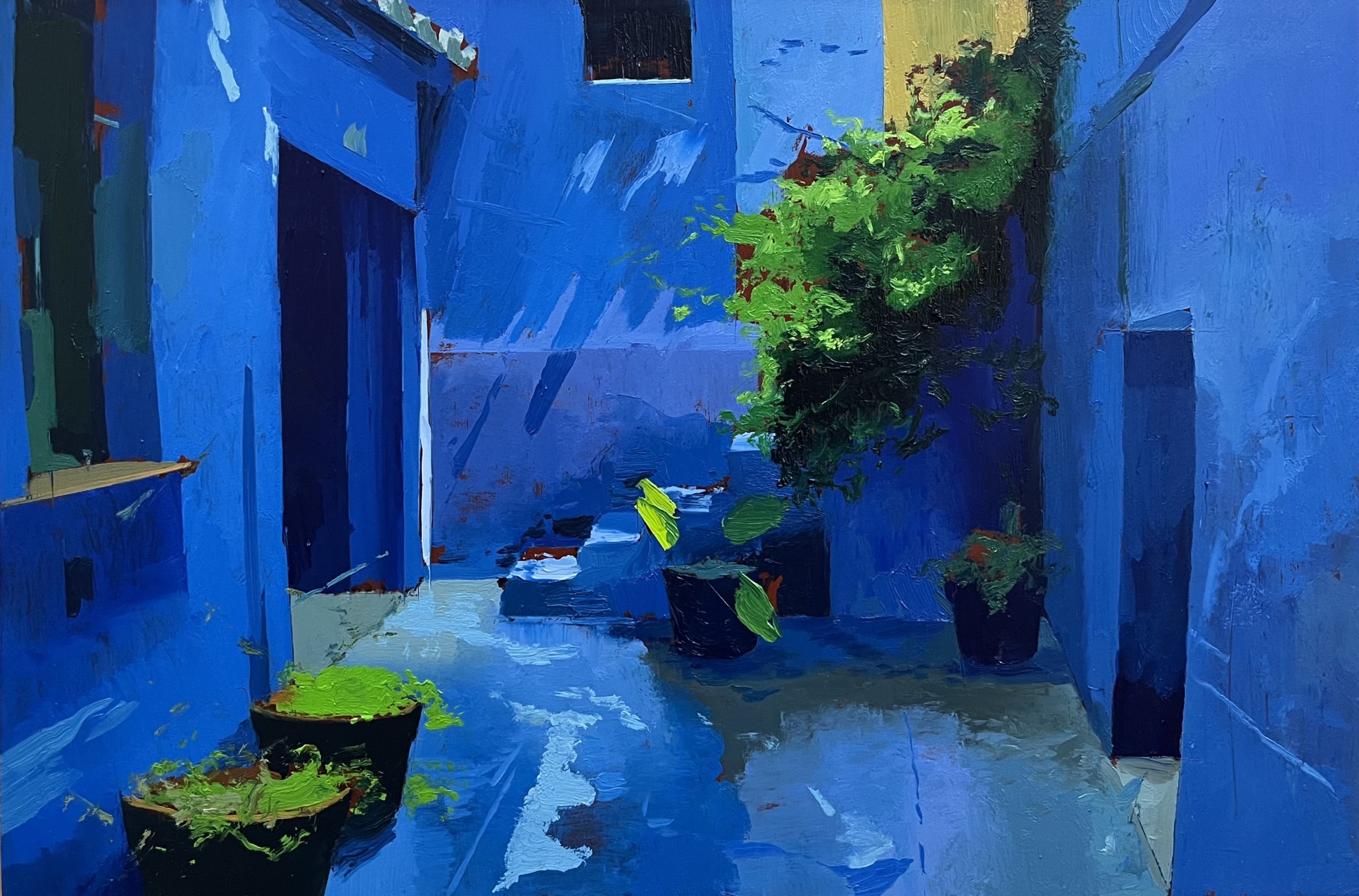 Antonio Barahona. Pure blue III