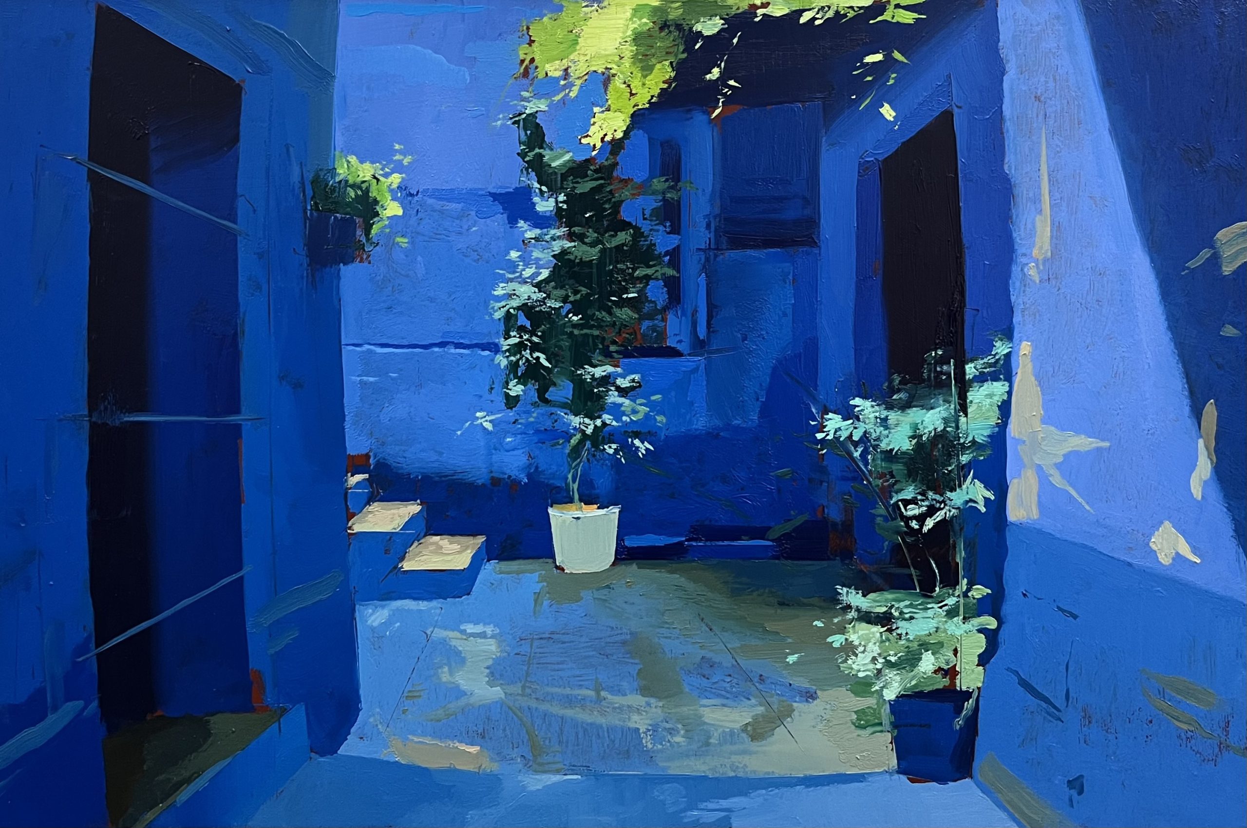 Antonio Barahona. Pure blue IV