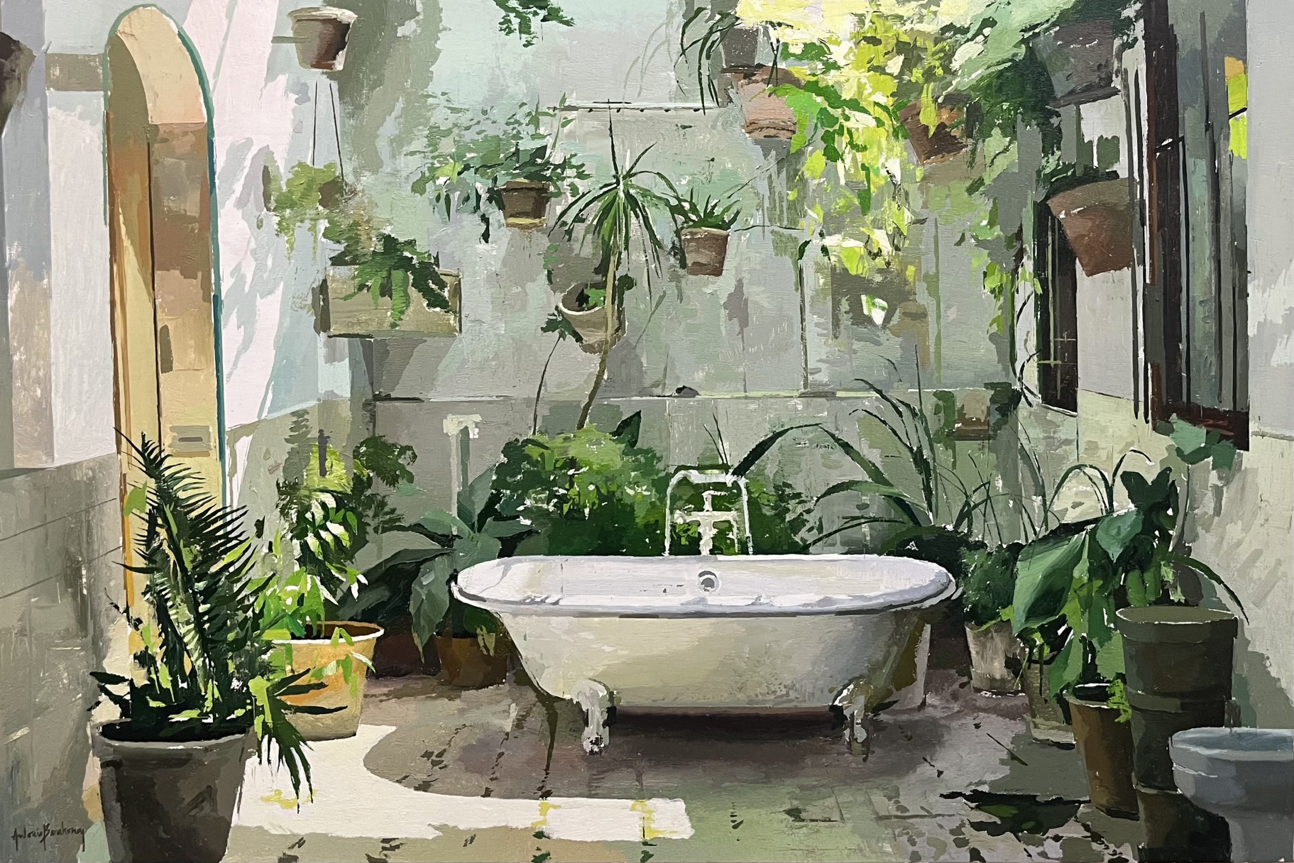Antonio Barahona. The white bathtub