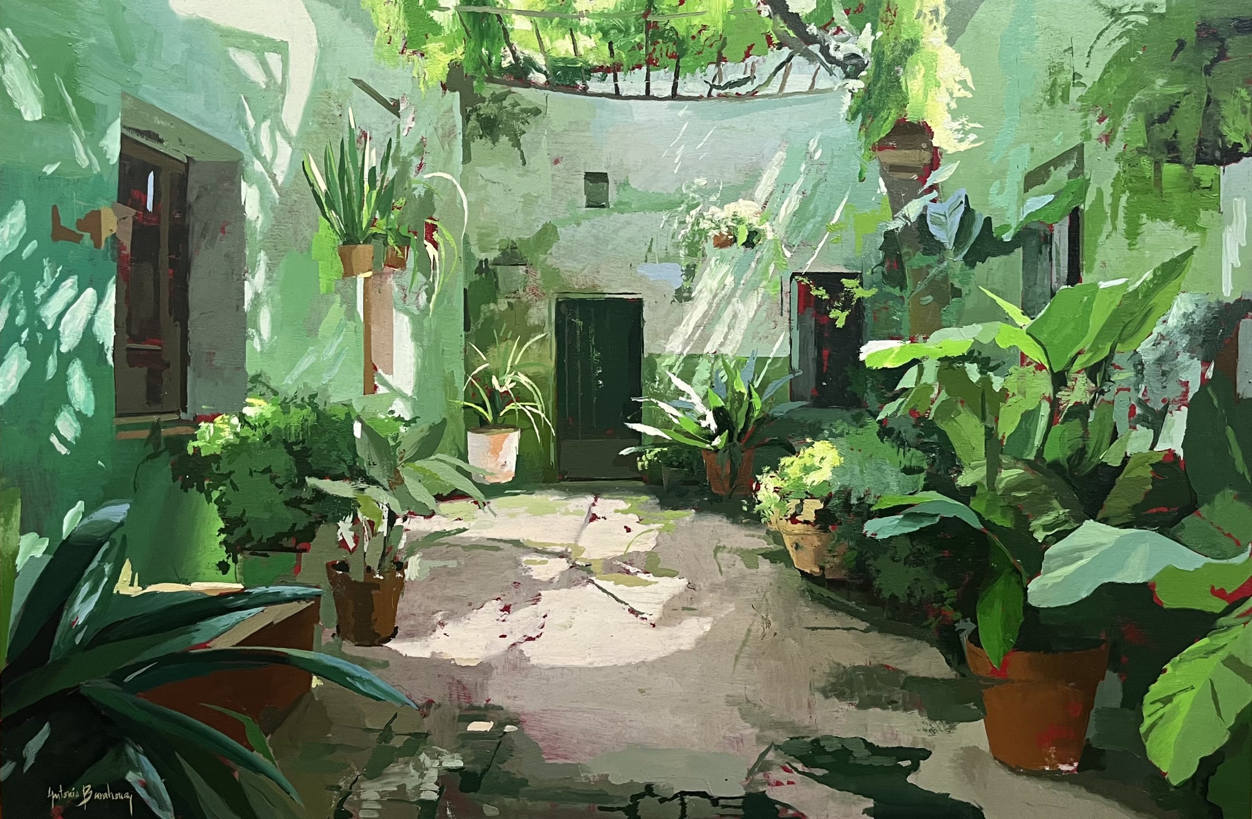 Antonio Barahona. Andalusian patio