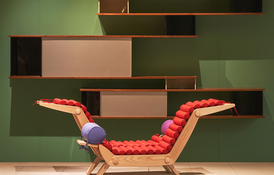 Charlotte Perriand. Double chaise longue, 1952. Cassina