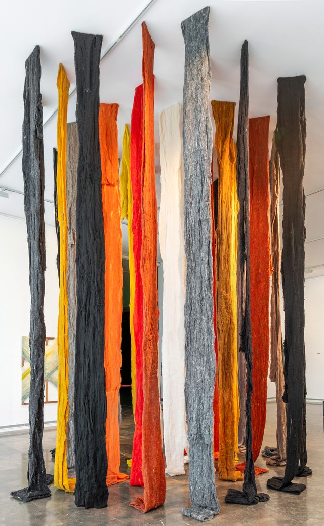 Cecilia Vicuña. Burnt Quipu, 2018. Valencian Institute of Modern Art. IVAM