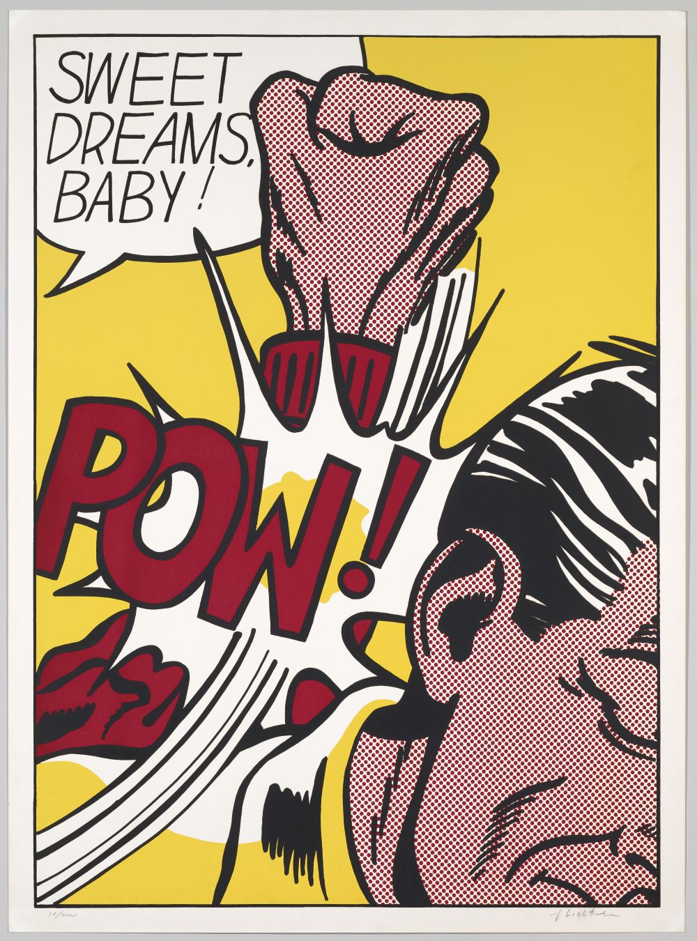 Roy Lichtenstein. Sweet Dreams, Baby!, 1965. © Estate of Roy Lichtenstein / 2026, ProLitteris, Zurich