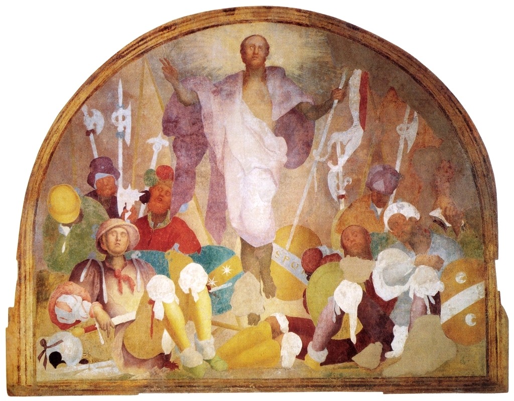 Pontormo. Resurrection, 1523 - 1525. San Lorenzo al Galluzzo 