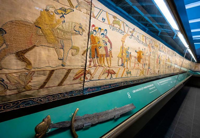 In Reading, renewed interest in copying the Bayeux tapestry
