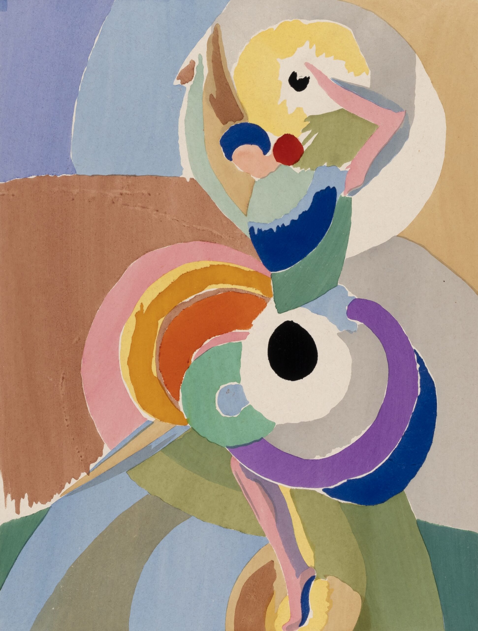 Sonia Delaunay. Flamenco dancer, 1916 (1924). Museum of Fine Arts of Bilbao. Acquired in 2021