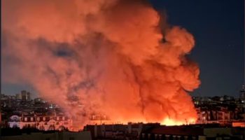 The Enfants Rouges market destroyed by fire