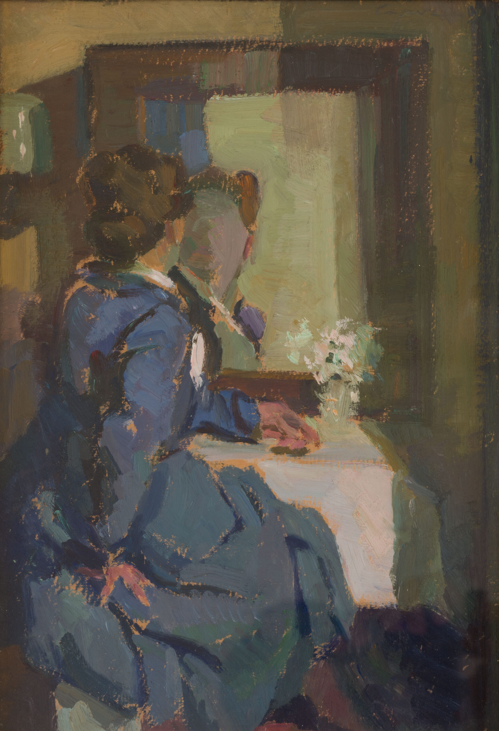 Pascual Capuz. Portrait of his wife Teresa García Falgás de Capuz, 1901. González Martí National Ceramic Museum