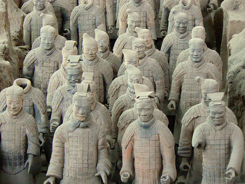 Women and children participated in the creation of the Xi'an Terracotta Army