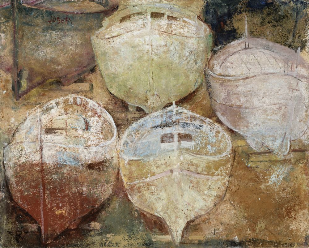 Rosario de Velasco. Boats, around 1965. Francisco Almazán Collection