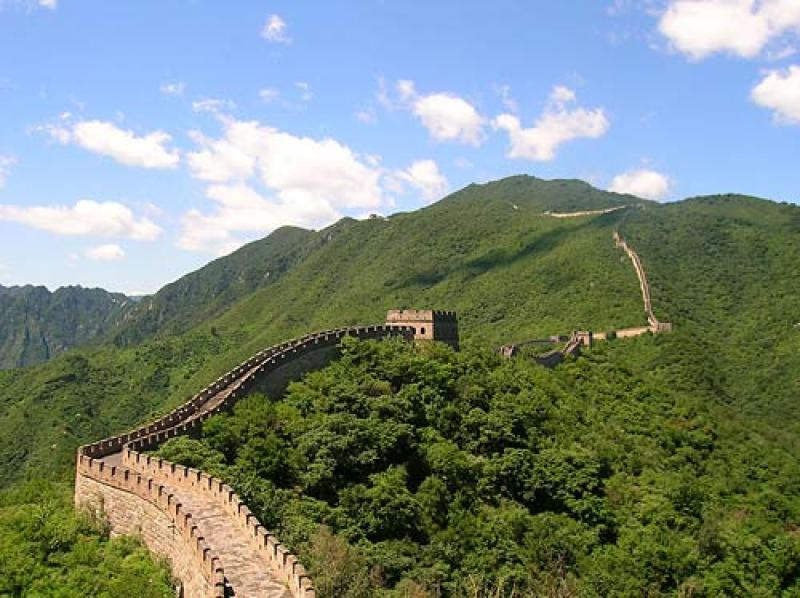 The Great Wall of China.